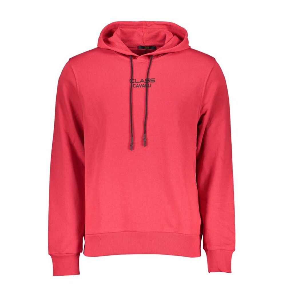 Cavalli Class Rosso Cotton Mens Men's Sweatshirt